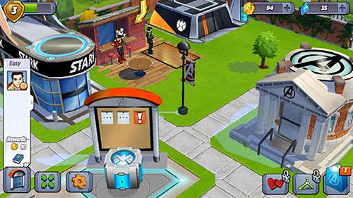 Gameplay screenshots of the MARVEL: Avengers academy for iPad, iPhone or iPod.