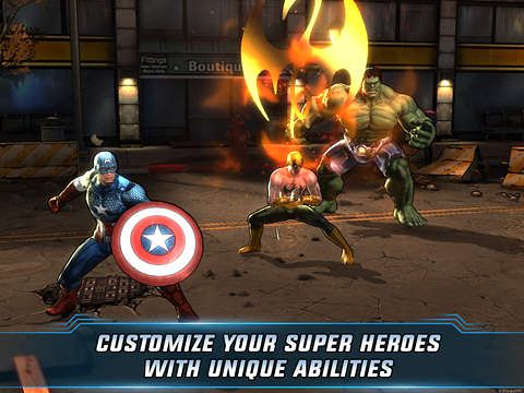Gameplay screenshots of the Marvel: Avengers alliance 2 for iPad, iPhone or iPod.