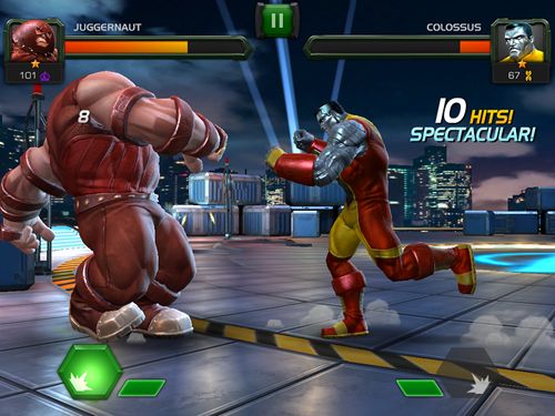 Gameplay screenshots of the Marvel: Contest of champions for iPad, iPhone or iPod.