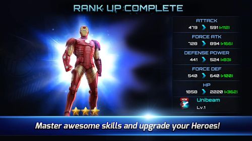 Gameplay screenshots of the Marvel: Future fight for iPad, iPhone or iPod.