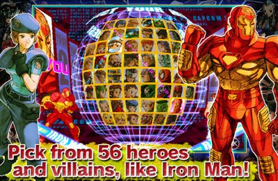 Gameplay screenshots of the MARVEL vs. CAPCOM 2 for iPad, iPhone or iPod.