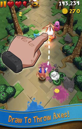 Gameplay screenshots of the Max Axe for iPad, iPhone or iPod.