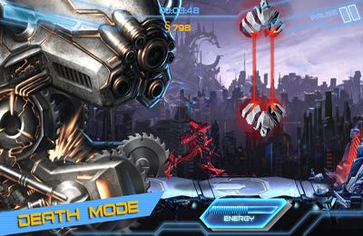 Gameplay screenshots of the Mech Rally for iPad, iPhone or iPod.