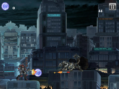 Gameplay screenshots of the Mega Robot Attack for iPad, iPhone or iPod.