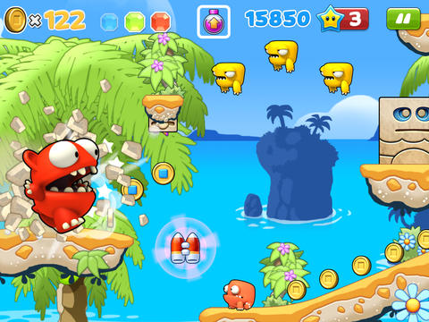Gameplay screenshots of the Mega Run Plus – Redford’s Adventure for iPad, iPhone or iPod.