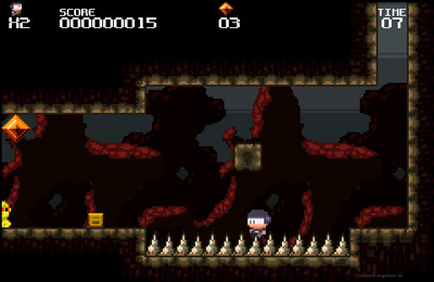 Gameplay screenshots of the Meganoid for iPad, iPhone or iPod.