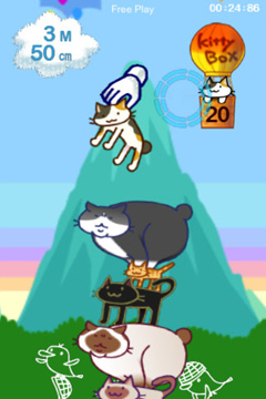 Gameplay screenshots of the MewMew Tower 2 for iPad, iPhone or iPod.