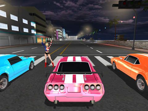 Gameplay screenshots of the Miami racing: Muscle cars for iPad, iPhone or iPod.