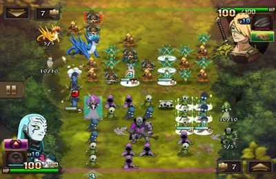 Gameplay screenshots of the Might & Magic Clash of Heroes for iPad, iPhone or iPod.