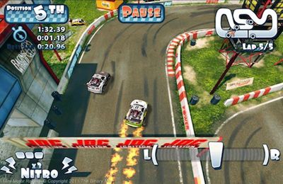 Gameplay screenshots of the Mini Motor Racing for iPad, iPhone or iPod.