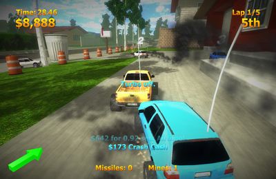 Gameplay screenshots of the Mini Racers for iPad, iPhone or iPod.