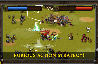 Gameplay screenshots of the Mini Warriors for iPad, iPhone or iPod.