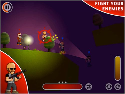 Gameplay screenshots of the Mini wars for iPad, iPhone or iPod.