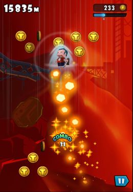 Gameplay screenshots of the MiniFlyer for iPad, iPhone or iPod.