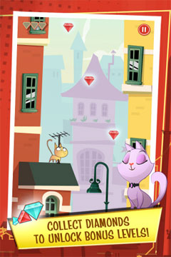 Gameplay screenshots of the Mittens for iPad, iPhone or iPod.