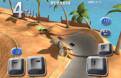 Gameplay screenshots of the Model Auto Racing for iPad, iPhone or iPod.