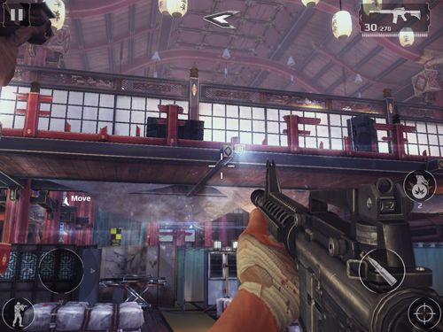 Gameplay screenshots of the Modern combat 5: Blackout for iPad, iPhone or iPod.