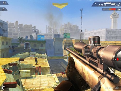 Gameplay screenshots of the Modern сombat: Sandstorm for iPad, iPhone or iPod.