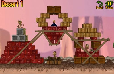 Gameplay screenshots of the Monkey Bongo for iPad, iPhone or iPod.