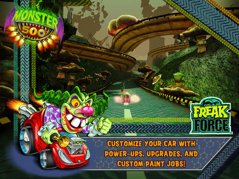 Gameplay screenshots of the Monster 500 for iPad, iPhone or iPod.