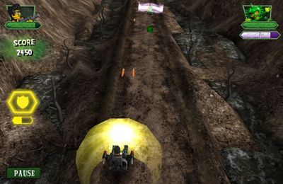 Gameplay screenshots of the Monster Fighters Race for iPad, iPhone or iPod.