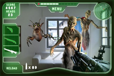 Gameplay screenshots of the Monster killer for iPad, iPhone or iPod.