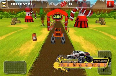 Gameplay screenshots of the Monster Truck Disaster for iPad, iPhone or iPod.