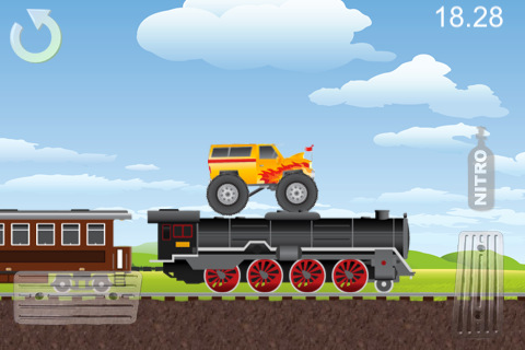 Gameplay screenshots of the Monster Truck Mania for iPad, iPhone or iPod.