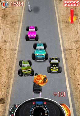 Gameplay screenshots of the Monster Trucks vs COPS HD – FULL VERSION for iPad, iPhone or iPod.