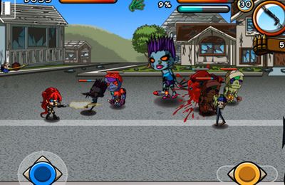 Gameplay screenshots of the Monster Zombie 2: Undead Hunter for iPad, iPhone or iPod.