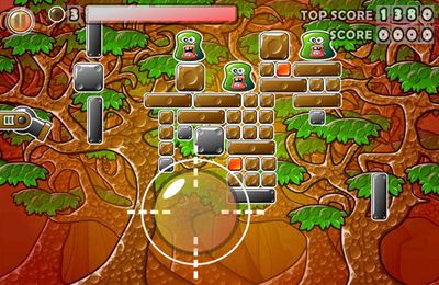 Gameplay screenshots of the Monsters Blow Down for iPad, iPhone or iPod.