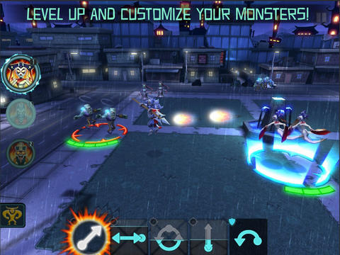 Gameplay screenshots of the Monsters Rising for iPad, iPhone or iPod.