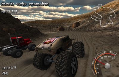 Gameplay screenshots of the MonsterTruck Rally for iPad, iPhone or iPod.