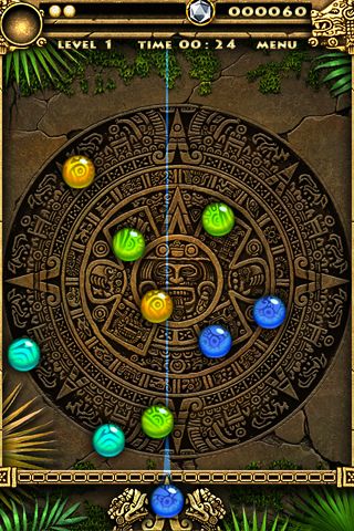 Gameplay screenshots of the Montezuma stones for iPad, iPhone or iPod.