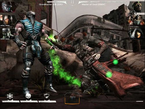Gameplay screenshots of the Mortal Kombat X for iPad, iPhone or iPod.