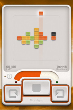 Gameplay screenshots of the Mosaique for iPad, iPhone or iPod.