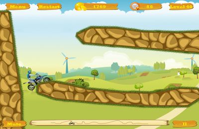 Gameplay screenshots of the Moto Race Pro for iPad, iPhone or iPod.