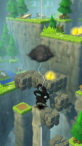 Gameplay screenshots of the Mountain goat: Mountain for iPad, iPhone or iPod.