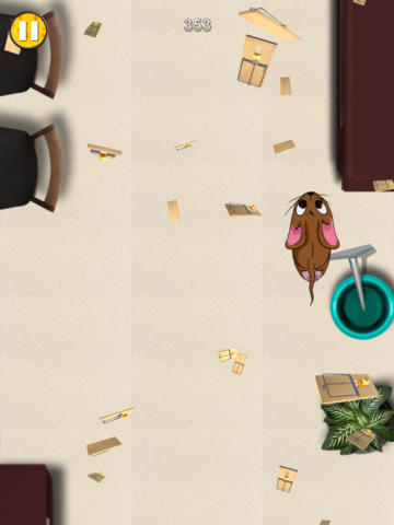 Gameplay screenshots of the Mouse Chase for iPad, iPhone or iPod.