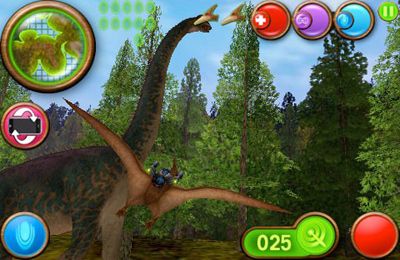 Gameplay screenshots of the Nanosaur 2 for iPad, iPhone or iPod.