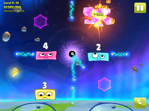 Gameplay screenshots of the Naughty Bricks for iPad, iPhone or iPod.