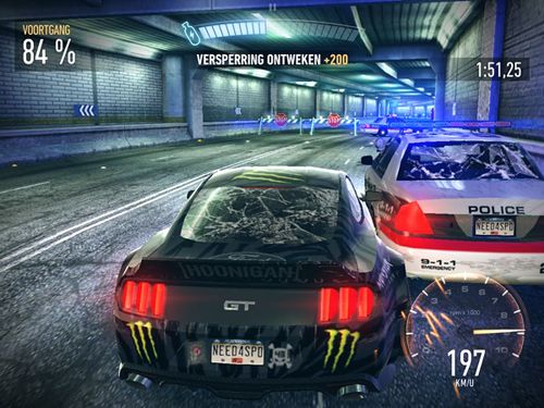 Gameplay screenshots of the Need for speed: No limits for iPad, iPhone or iPod.