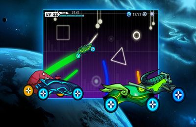 Gameplay screenshots of the Neon car for iPad, iPhone or iPod.