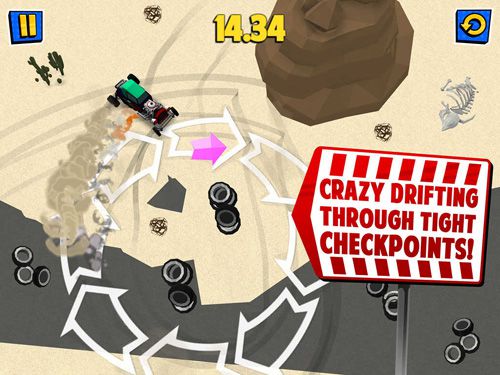 Gameplay screenshots of the Nifty drifty for iPad, iPhone or iPod.