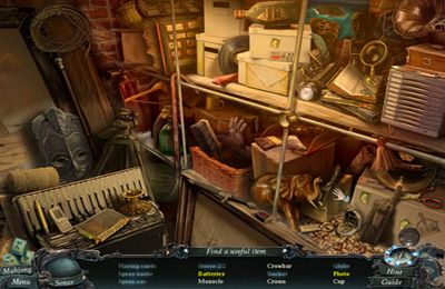 Gameplay screenshots of the Nightmares from the Deep: The Cursed Heart Collector’s Edition for iPad, iPhone or iPod.