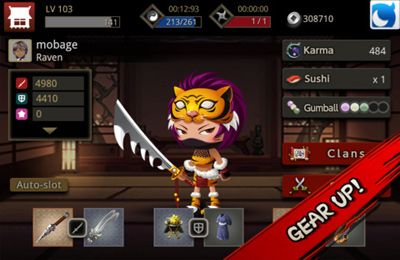 Gameplay screenshots of the Ninja Royale: Ninja Action RPG for iPad, iPhone or iPod.