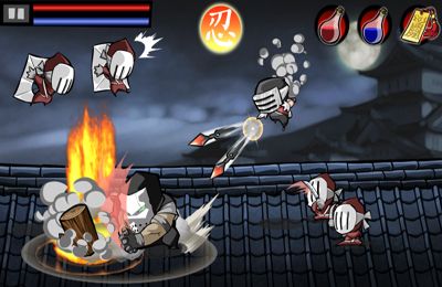 Gameplay screenshots of the Ninja Wrath for iPad, iPhone or iPod.