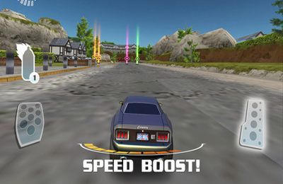 Gameplay screenshots of the Nitro Racing Highways for iPad, iPhone or iPod.