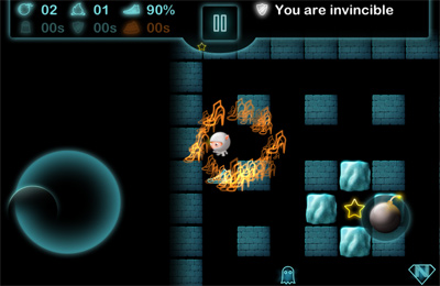 Gameplay screenshots of the Nitroman for iPad, iPhone or iPod.