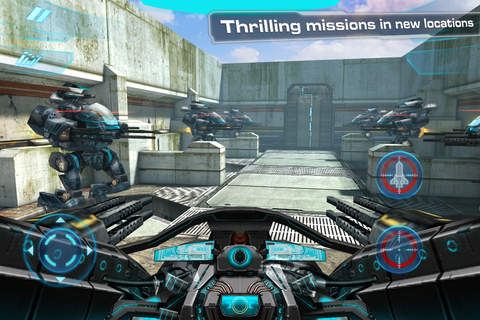 Gameplay screenshots of the N.O.V.A. 2 - Near Orbit Vanguard Alliance for iPad, iPhone or iPod.
